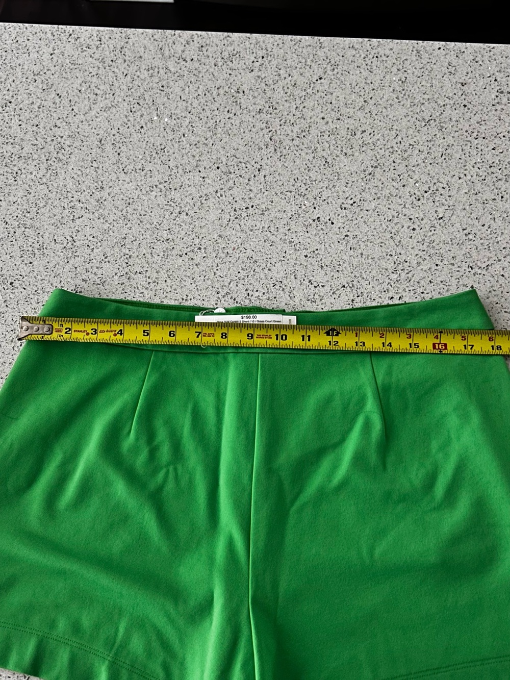 NWT Trina Turk Green Women's Tailored Shorts SZ 10 - Picture 6 of 7